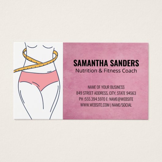 Messung der Waistline | Gewichtsverlust (Vorderseite)