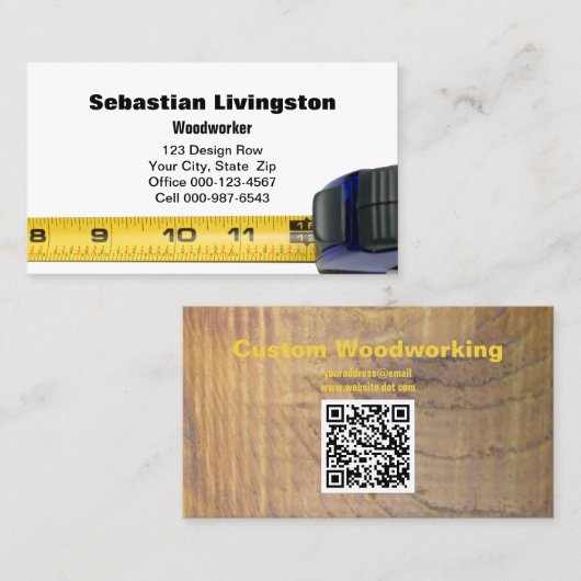 Messung des Beruflichen QR-Codes für Bandholz Visitenkarte (Vorne/Hinten)