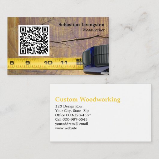 Messung des Beruflichen QR-Codes für Bandholz Visitenkarte (Vorne/Hinten)