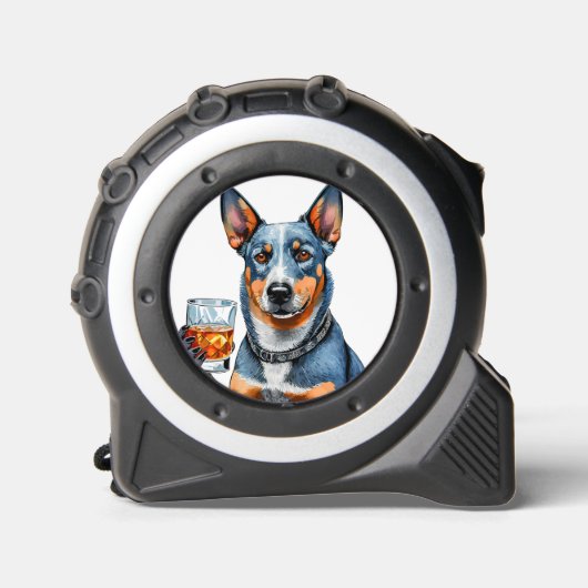 Messung des oberen Dog-Tapes Maßband (Vorderseite)