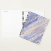 Messy Abstrakt Blue und Beige Paint Strokes Planer (Anzeige)