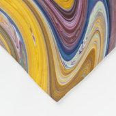 Messy Abstrakt Painting | Beste abstrakte Kunst Fleecedecke (Ecke)