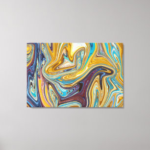 Messy Abstrakt Painting   Beste abstrakte Kunst Leinwanddruck