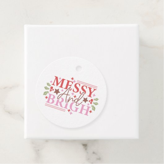 Messy and Bright Christmas Geschenkanhänger (Beispiel)