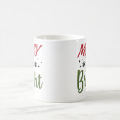 Messy And Bright Funny Christmas Kaffeetasse (Mittel)