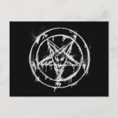 Messy Baphomet Postcards Postkarte (Vorderseite)