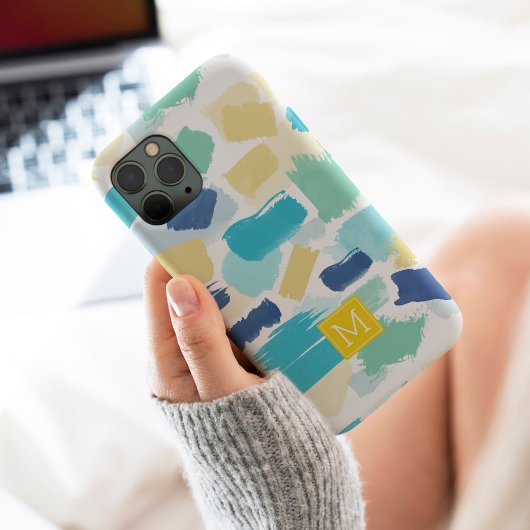 Messy Bright Watercolor Pinselstriche Case-Mate iPhone Hülle