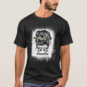 Messy Bun Bandana Haare Tragen Fußball Sonnenbrill T-Shirt