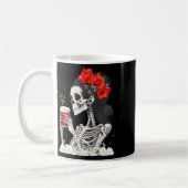 Messy Bun Coffee Funny Costume Mama Frauen Kaffeetasse (Links)