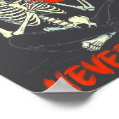 Messy Bun Drinking Coffee For Women Never Better S Poster (Ecke)