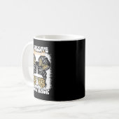 Messy Bun Funny Backtalk, Expensive Difficult And  Kaffeetasse (Vorderseite Links)