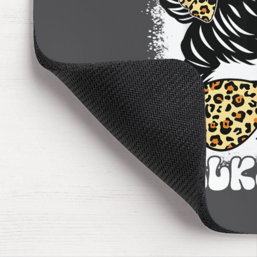 Messy Bun Funny Backtalk, Expensive Difficult And Mousepad (Ecke)