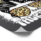 Messy Bun Funny Backtalk, Expensive Difficult And  Poster (Ecke)