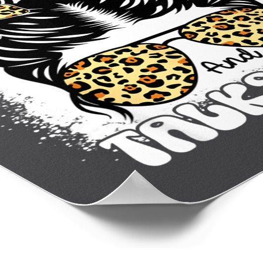 Messy Bun Funny Backtalk, Expensive Difficult And  Poster (Ecke)