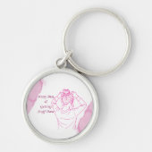 Messy Bun, Getting Stuff Done Schlüsselanhänger (Vorne)