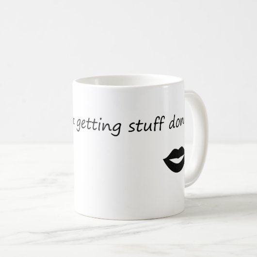 Messy Bun & Getting Stuff Kaffeetasse (VorderseiteRechts)