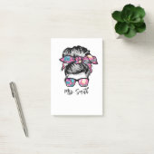 Messy Bun gibt Ideen für Schulmitarbeiter Post-it Klebezettel (Büro)