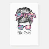 Messy Bun gibt Ideen für Schulmitarbeiter Post-it Klebezettel (Vorderseite)