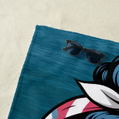 Messy Bun Girls' Trip bringe ich die verrückte Cus Strandtuch (Beispiel)