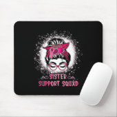 Messy Bun Gl Schwester Unterstützung Squad Brustkr Mousepad (Mit Mouse)
