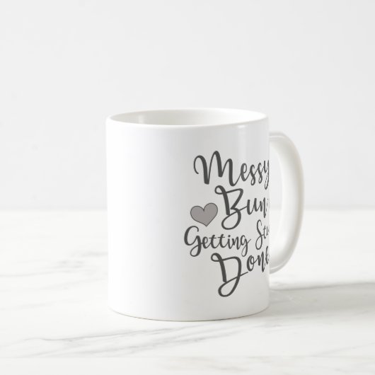 Messy Bun Kaffeetasse (VorderseiteRechts)