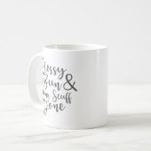 Messy Bun Kaffeetasse (Vorderseite Links)