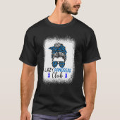 Messy Bun Lazy Pankreas Club Diabetes Bl T-Shirt (Vorderseite)