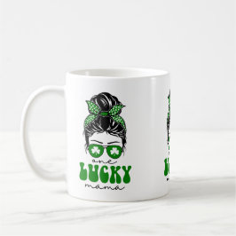 Messy Bun Lucky One 1. Geburtstagsmädchen Kaffeetasse
