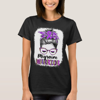 Messy Bun Migraine Warrior T-Shirt