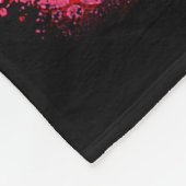 Messy Bun One Loved Nana Mother Mommy Women Valent Fleecedecke (Ecke)