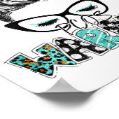 Messy Bun Pcos Polyzystisches Ovarialsyndrom Aware Poster (Ecke)