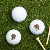 Messy Bun Proud Autismus Mama Golfball (Insitu Gras)