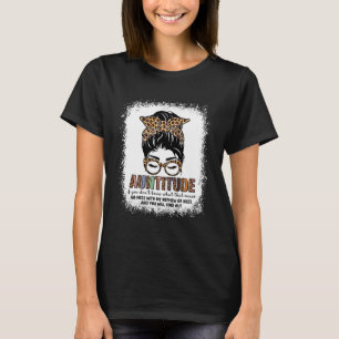 Messy Bun Tanttie Muttertagstante Misch nicht mit T-Shirt