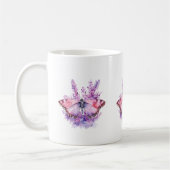 Messy Butterfly Watercolor Tasse (Links)