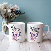 Messy Butterfly Watercolor Tasse