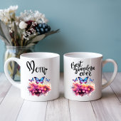 Messy Butterfly Watercolor Tasse