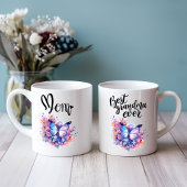 Messy Butterfly Watercolor Tasse