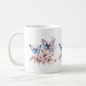 Messy Butterfly Watercolor Tasse (Links)