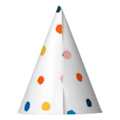 Messy Confetti Party Hat Partyhütchen (Rückseite)
