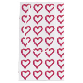 Messy - ein nicht perfekt gezeichnet Herz Kleine Geschenktüte