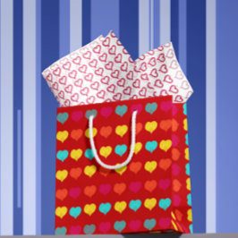 Messy - ein nicht perfekt gezeichnet Herz Seidenpapier