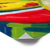 Messy Fruit Art Poster (Ecke)