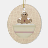 Messy Gingerbread Man Ornament (Links)