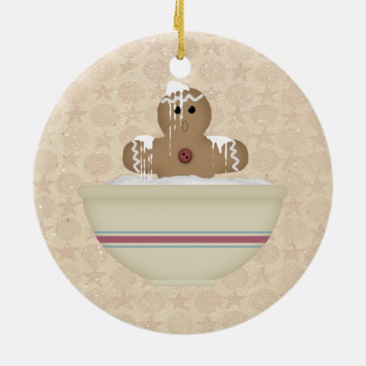 Messy Gingerbread Man Ornament (Hinten)