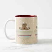 Messy Gingerbread Man Tasse (Links)