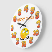 Messy Große Wanduhr (Winkel)