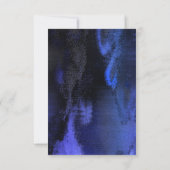 Messy Grungy Cyberpunk Texture Blank Card Einladung (Rückseite)