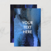 Messy Grungy Cyberpunk Texture Blank Card Einladung (Vorne/Hinten)