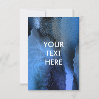 Messy Grungy Cyberpunk Texture Blank Card Einladung