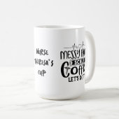 Messy Hair sauber Kaffee machen wir dieses Funny N Kaffeetasse (VorderseiteRechts)